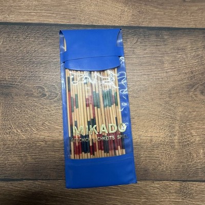 Vintage Mikado Spiel Holzstäbe Reise Spiel komplett Deko Sammler Retro gebraucht