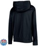Outerstuff NFL Kids Youth 4-20 Official Team Color Borderline Performance Primary Logo Long Sleeve Pullover Hoodie (Carolina Panthers Black, 18)