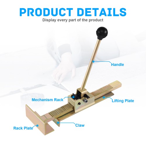 Flooring Jack Ratcheting Wood Floor Clamp Tool Hardwood Plank Jack Installation