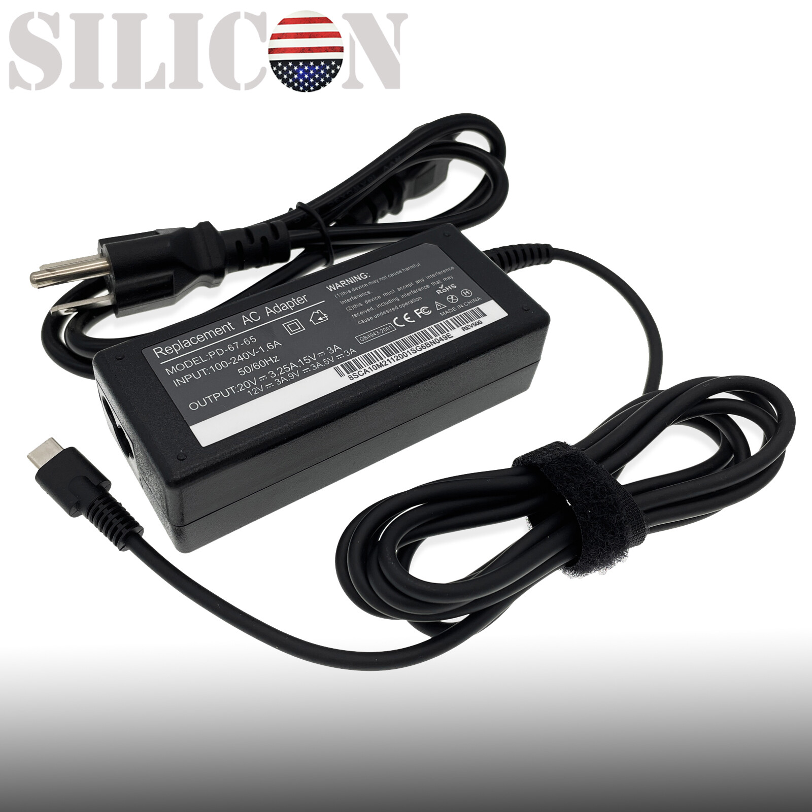 Charger For Hp Elitebook X360 1030 G4 1040 G6 G7 G8 Power Cord