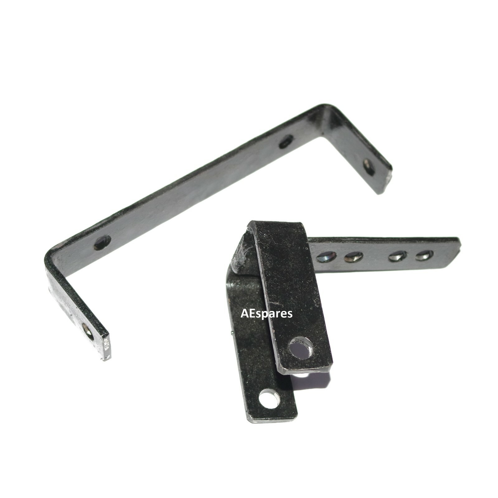 Fits Royal Enfield Classic 350 500 Front Rear Leather Black Seat with Spring  