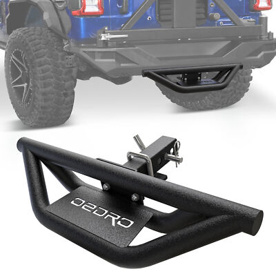 OEDRO for 2'' Trailer Hitch Receiver Rear Bumper Guard Towing Hitch Step Bar 1x