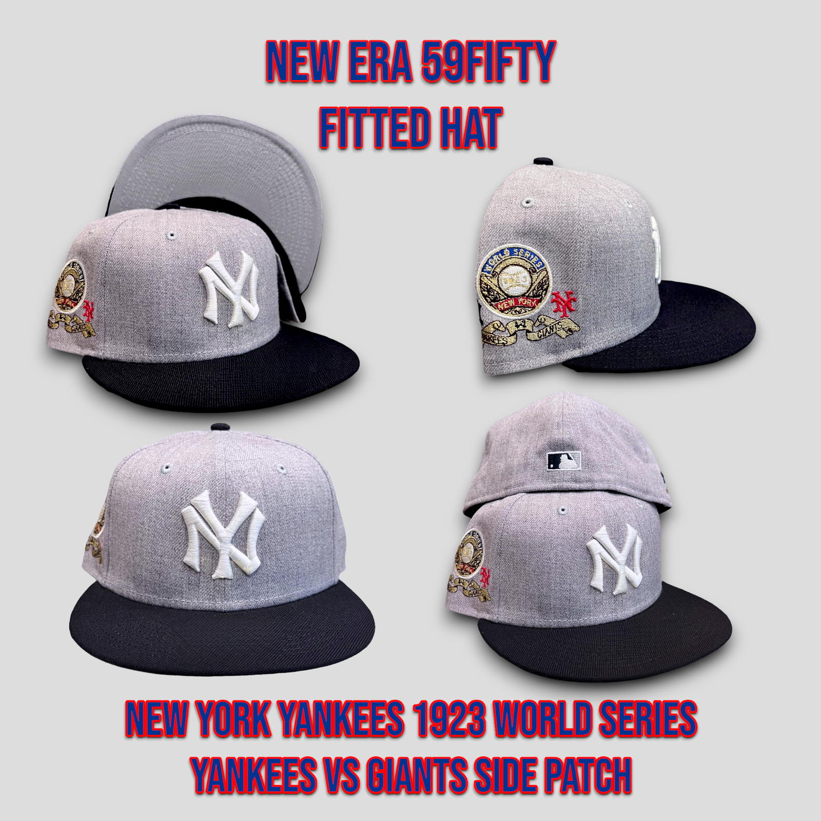New Era New York Yankees 59FIFTY Fitted Hat Cap 1923 World
