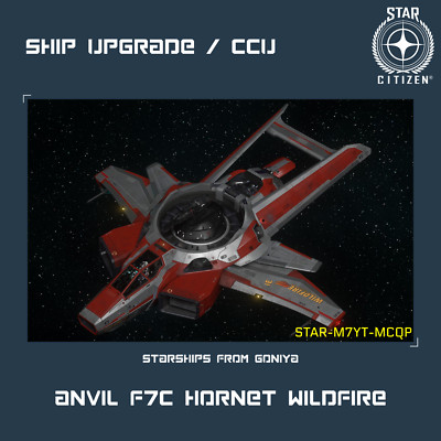 STAR CITIZEN - ANVIL F7C HORNET WILDFIRE UPGRADE - (CCU)
