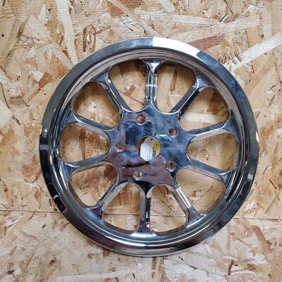 Performance Machine Chrome Sprocket Forged Aluminum Pulley Hooligan 66T  1 Inch