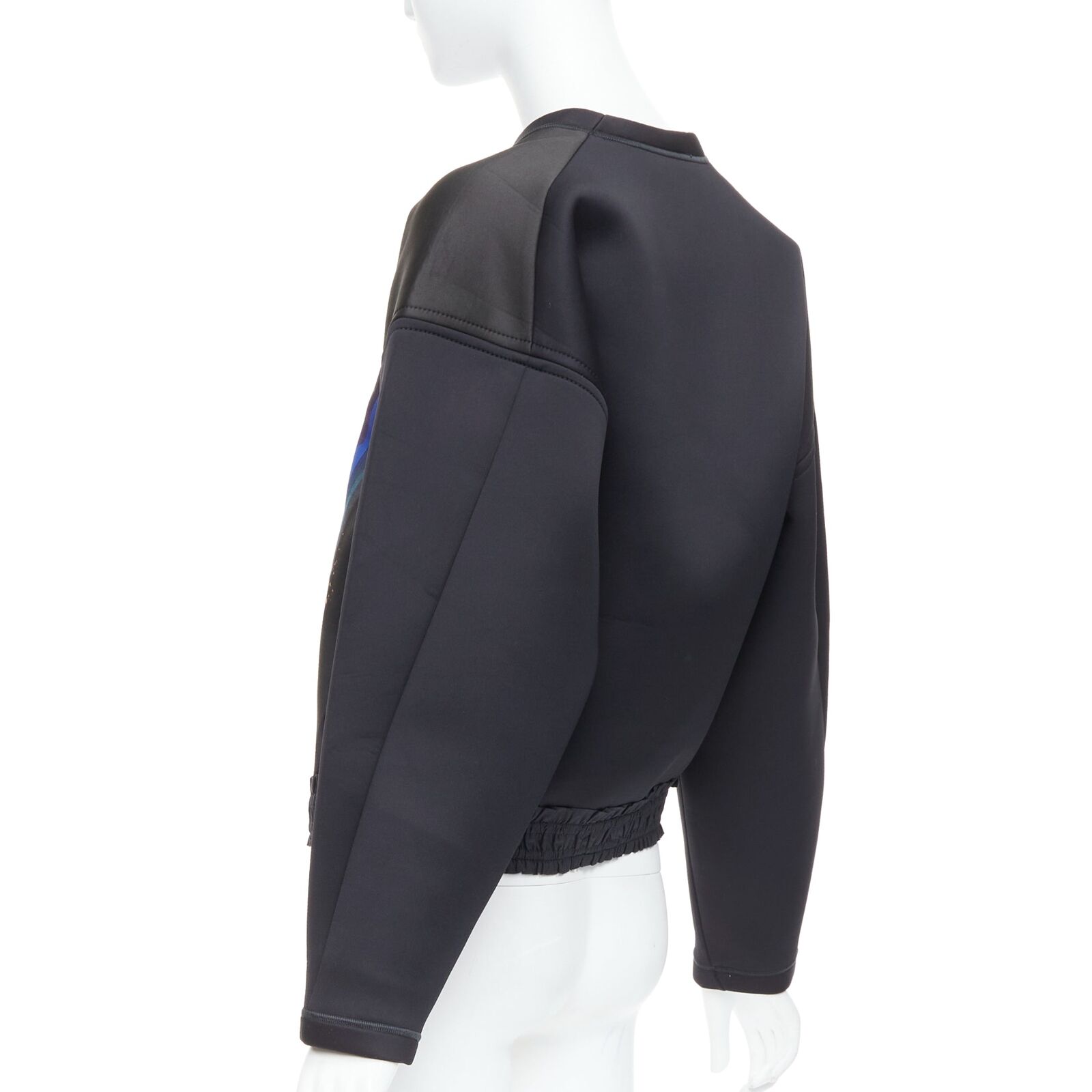 BALENCIAGA 2012 Runway Egyptofunk black sci-fi ruffle boxy BALENCIAGA 2012 Runway Egyptofunk black sci-fi ruffle boxy