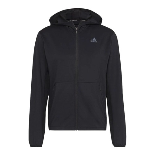 即完売 HIIT PULL-OVER TECH JACKET / BLACK Men's adidas HIIT Training Slim Fit Full Zip Hoodie Jacket