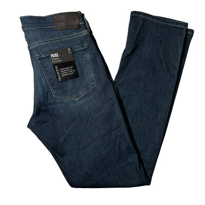 Paige Men s Size 33 Federal Slim Straight Transcend Denim Jeans 