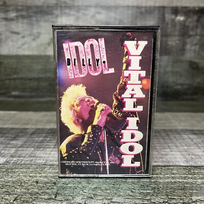 Billy Idol Vital Idol Cassette Tape 1987 (Tested)