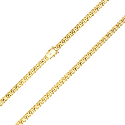 Pre-owned Nuragold 14k Yellow Gold Solid 5mm Miami Cuban Link Chain Bracelet Mens Womens 7"