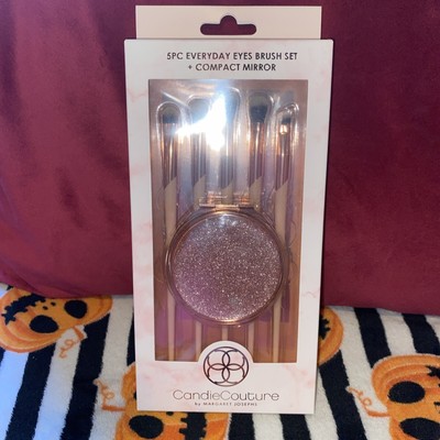 Candie Couture by Margaret Josephs 5 Piece Everyday Eyes Brush Set with mirror