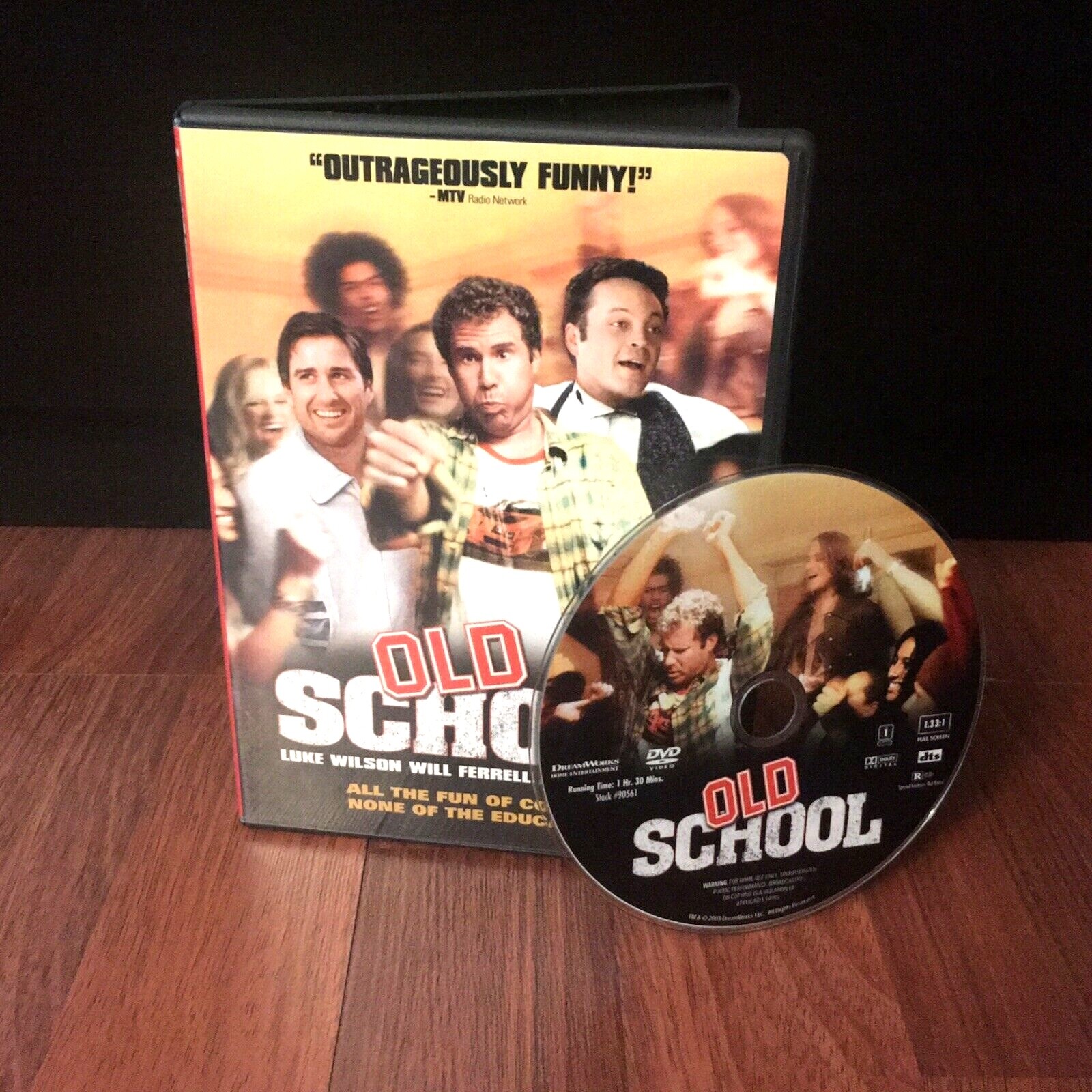 OLD SCHOOL Luke Wilson Will Ferrell Vince Vaughn Rated R