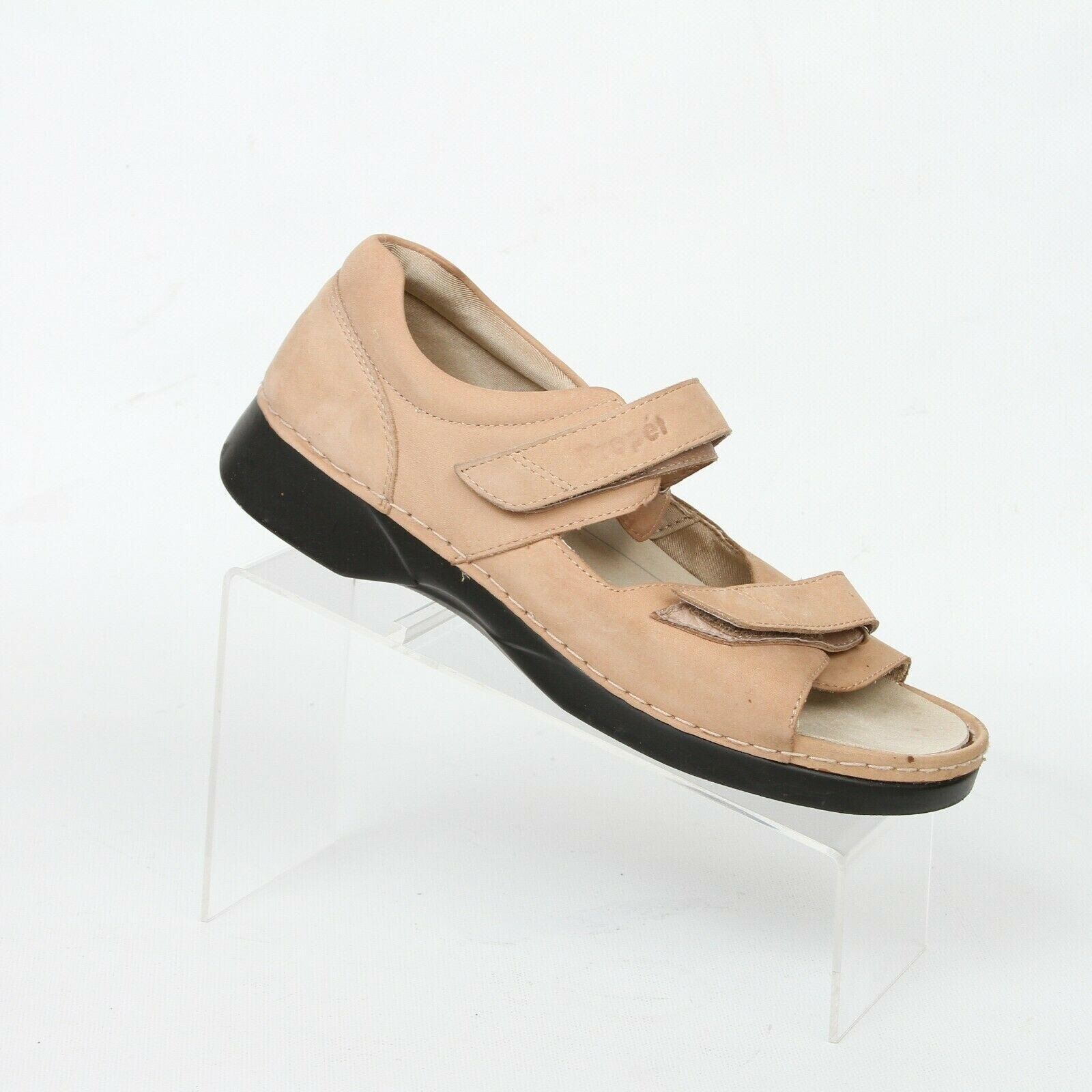 Propet Pedic Walker Brown Leather Strappy Sandal Shoes Womens 9.5 XX/4E  Casual | eBay UK