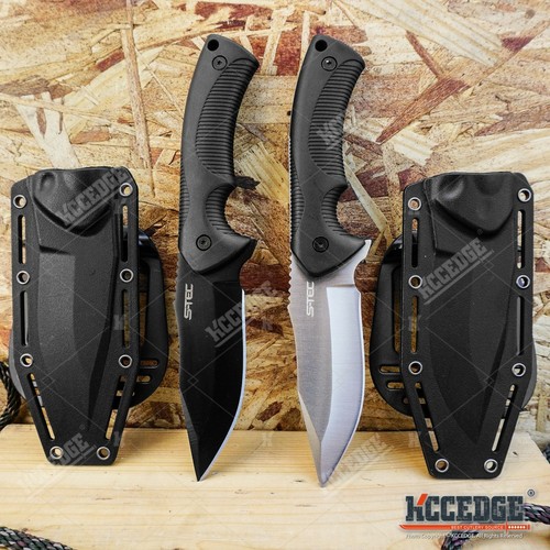 9" Survival Knife FIXED BLADE KNIFE w/ Kydex Sheath Full Tang 3 Styles 3 Colors