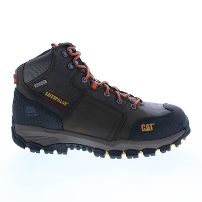 Мужские серые рабочие ботинки Caterpillar Navigator Mid Waterproof Steel Toe P90613 13