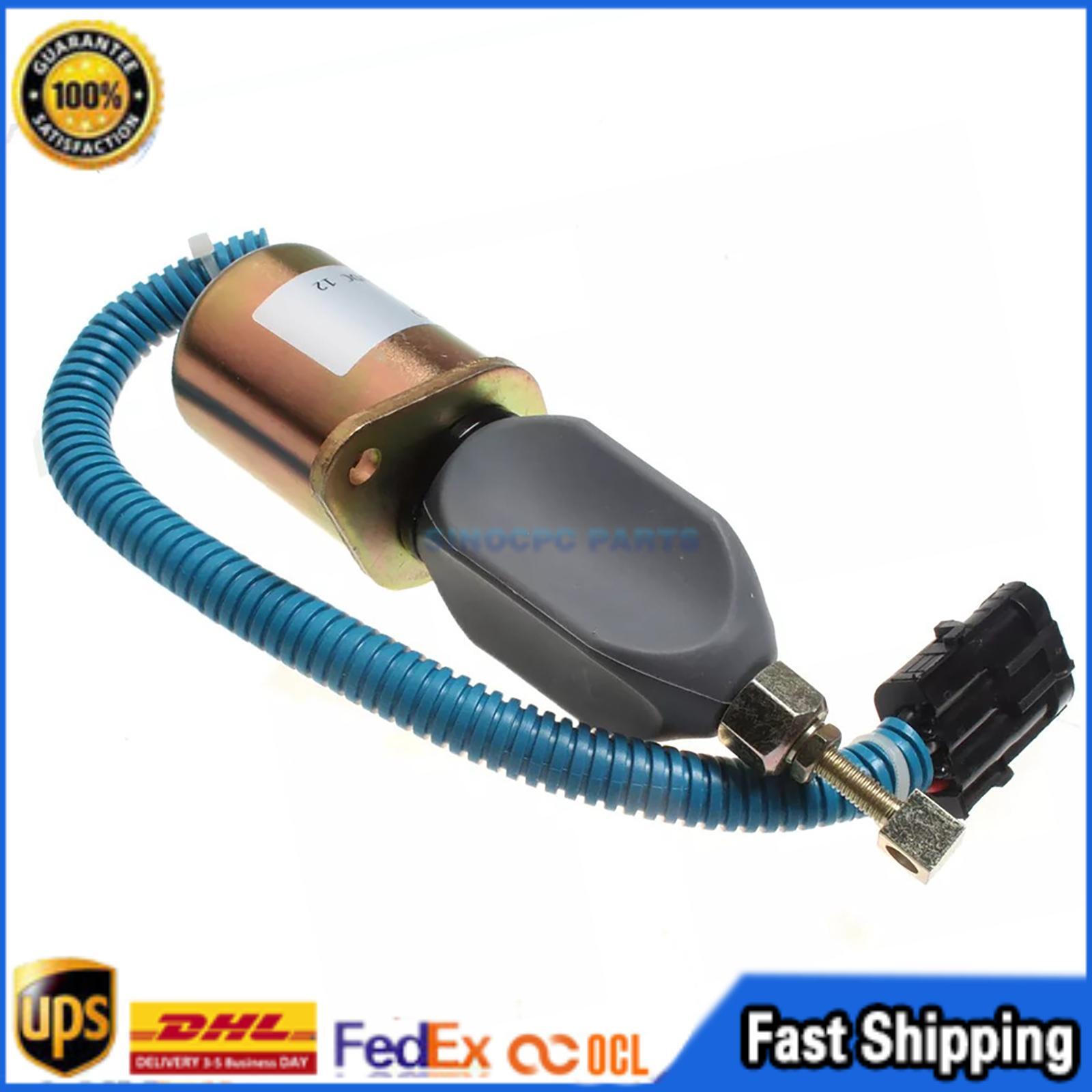 puyozou　シノブゴケ 1pc Stop Solenoid 127973 For Kubota Gehl Skid Steer Loader