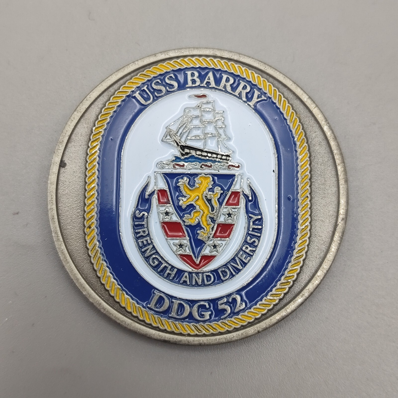 USS DDG-56 & DDG52 & DDG88チャレンジコイン USS Barry Ddg-52 Challenge Coin | eBay