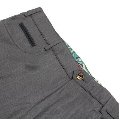 Meyer NWT 5 Pocket Jean Cut Pants Size 36 x 34 US Arizona Solid Gray Wool Blend