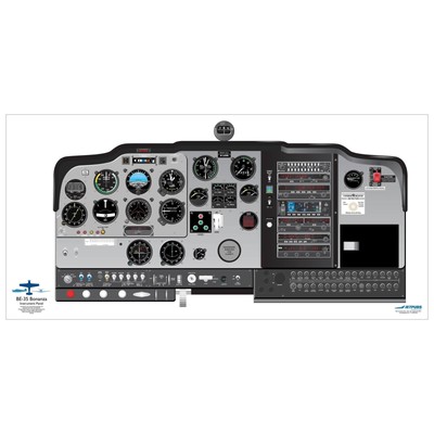 NEW Beechcraft 18'' x 36'' Cockpit Posters