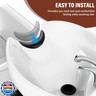 Noverlife Salon Shampoo Bowl Neck Rest, Shampoo Bowl Pillow Neck Pillow for Salon Shampoo Sink, Neck Cushion Salon Wash Bowl Neck Rest Portable Washing Sink Basin Pillow Support for Barbershop