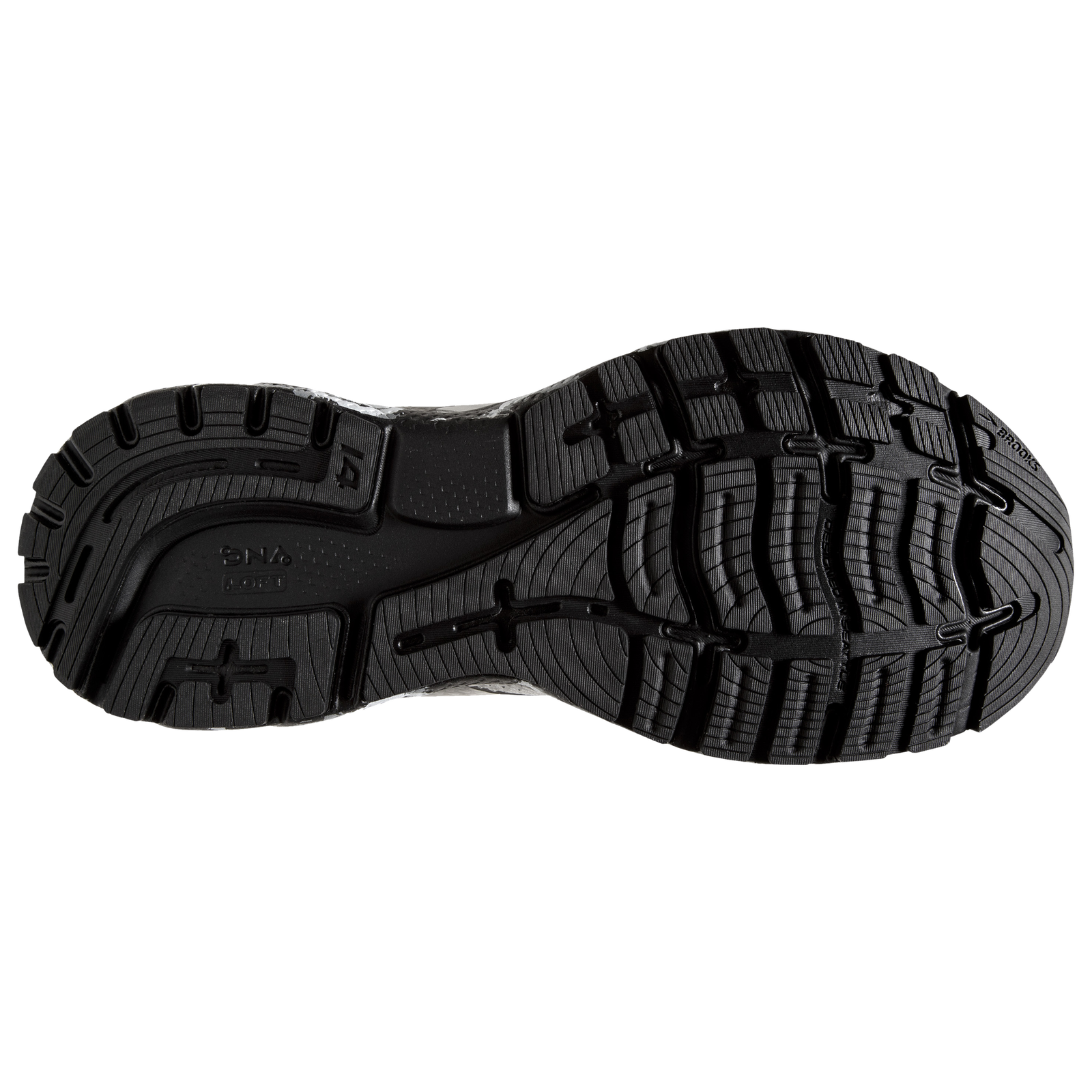 Brooks Ghost 14 White Grey Black 3561B135 Womens Running Size 610 Brand