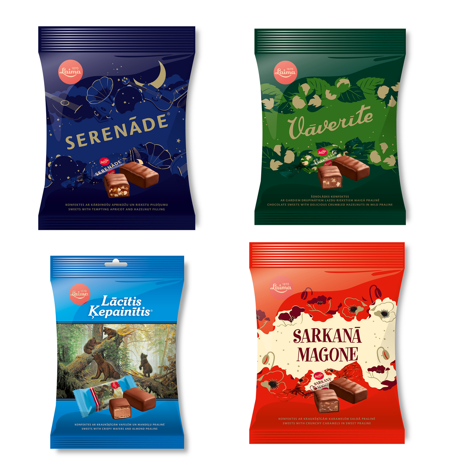 Латвийские конфеты Laima