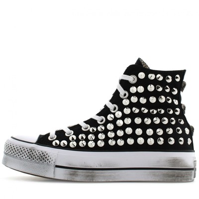 CONVERSE CONVERSE P21G FRAU MASSGESCHNEIDERTE HIGH-PLATFORM-TURNSCHUHE 560845C CTAS LIFT H