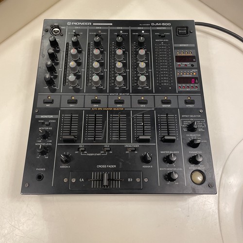 Pioneer DJ DJM-500 Black Professional 4-Channel DJ Mixer