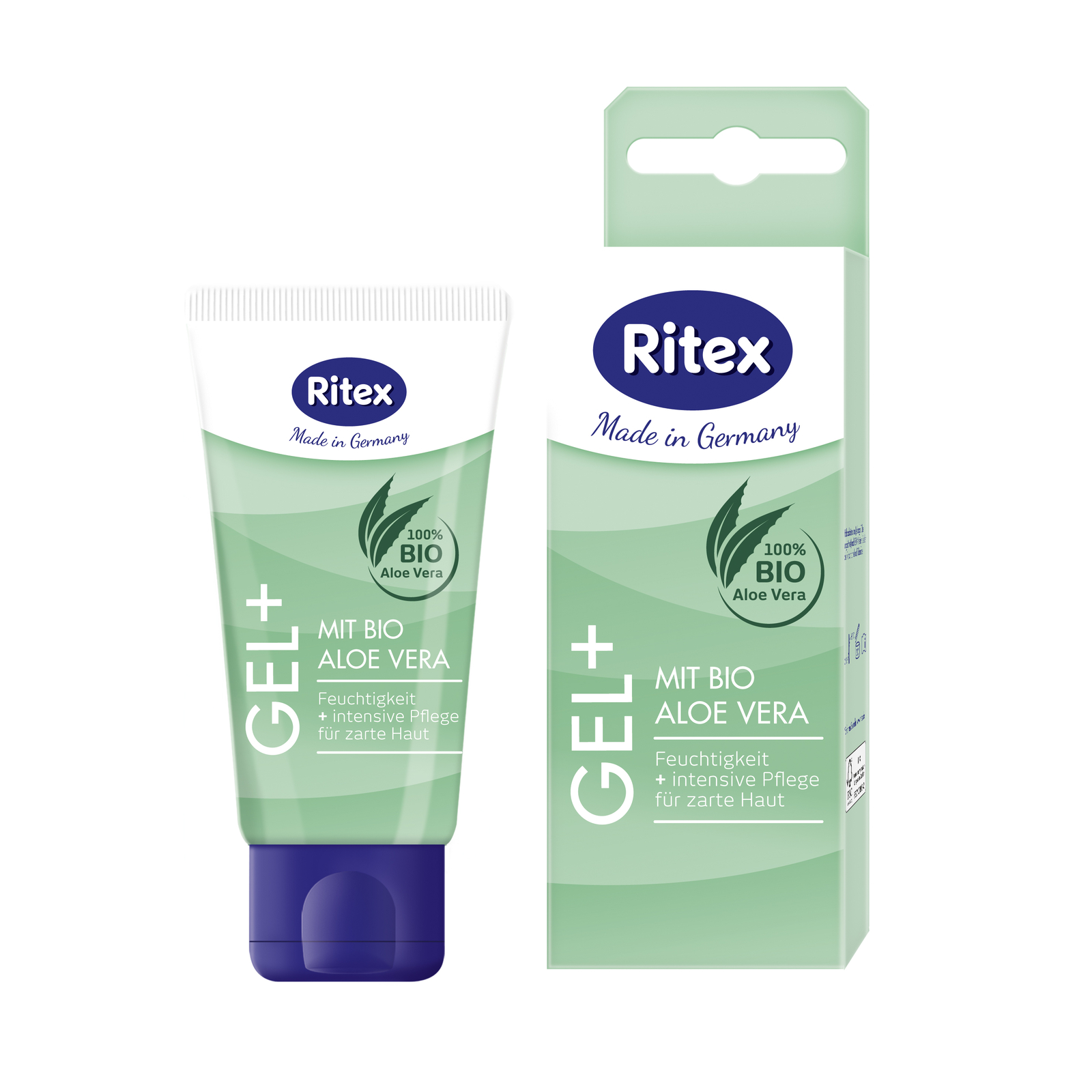 Ritex Gel+, 50 ml medizinisches Gleitgel, Massagegel, mit Aloe Vera, duftneutral
