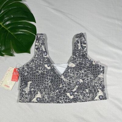 NWT Maaji [ Medium ] 4-Way Medium Impact Sports Bra in Nebraska Butterfly #4832