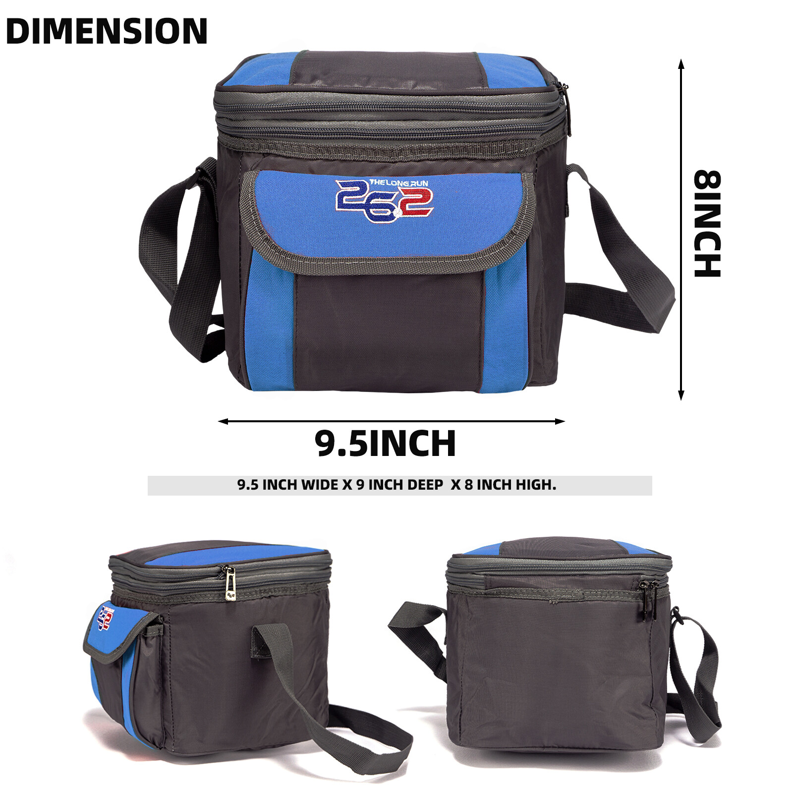 9 Can + Ice capacity insulated leakproof Soft-Sided Cooler Bag, lunch bag tote