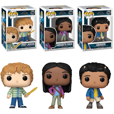 3 Pack Percy Jackson Featuring Percy, Grover, and Annabeth by Funko Pop!