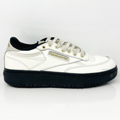 

Reebok Womens Club C Double H69078 Белая повседневная обувь Кроссовки Размер 6.5, Белый, Club C Double
