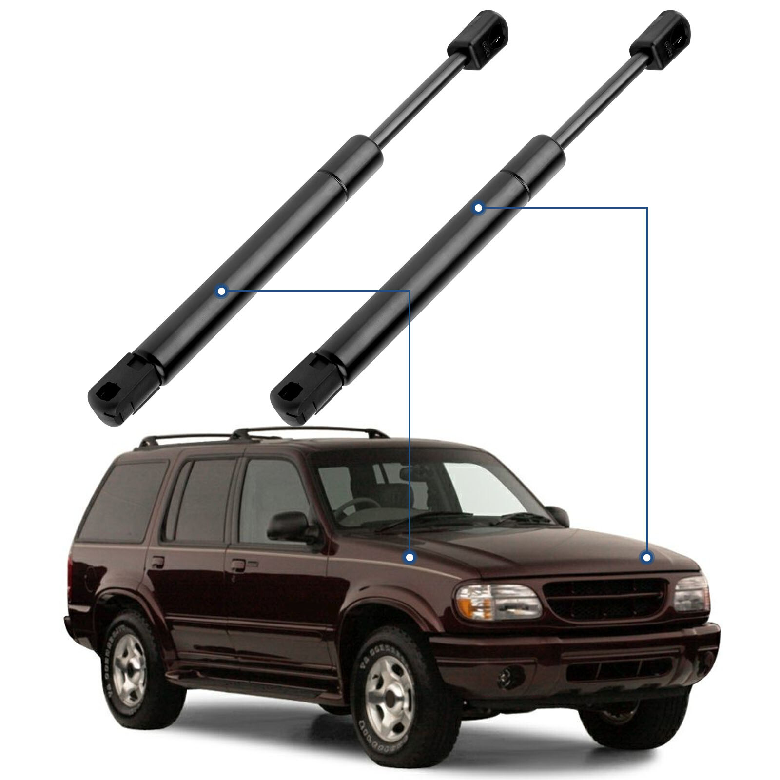 やす⭐️ For 1999-2003 Lexus RX300 Qty 2 Liftgate Tailgate Hatch Lift
