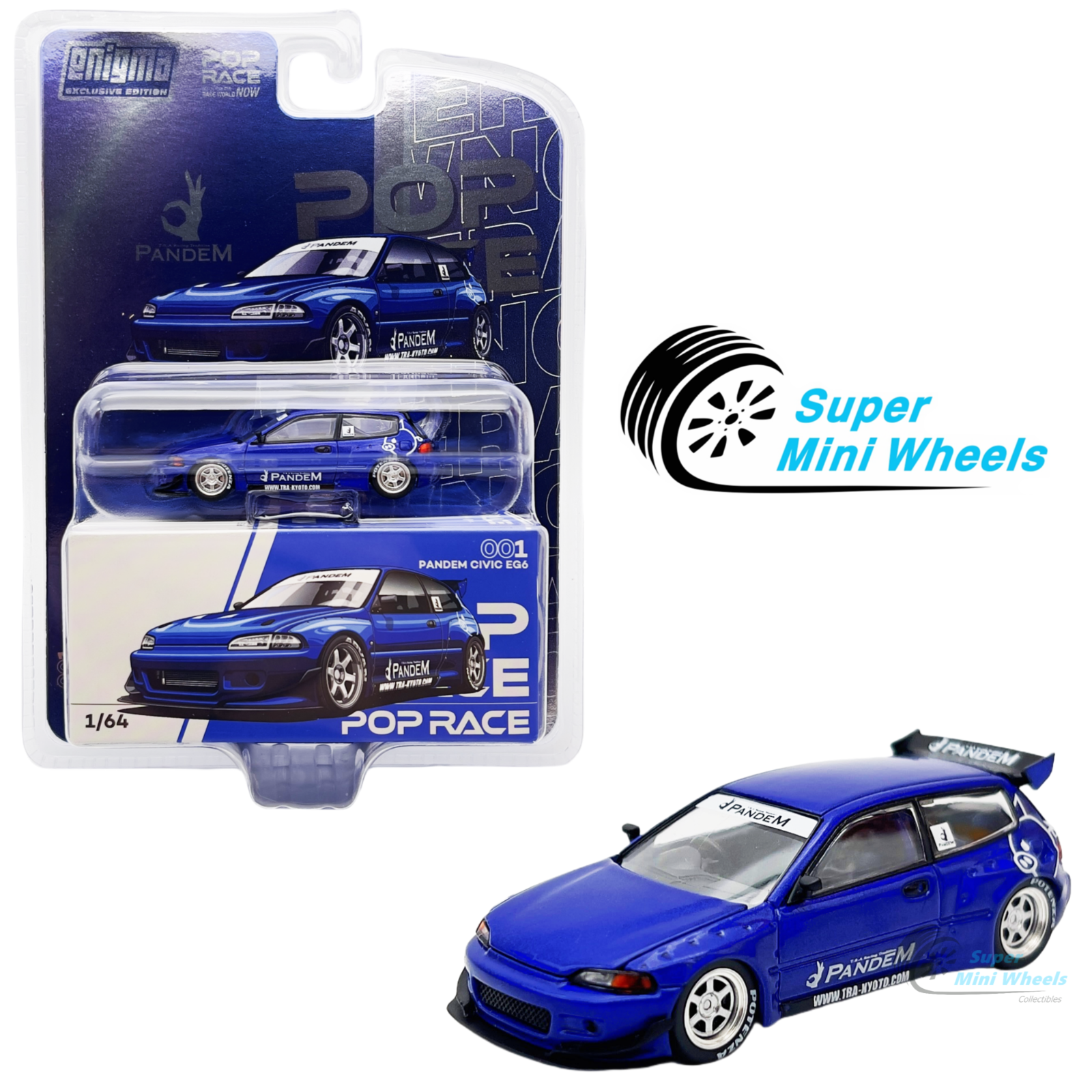 POP RACE 1/64 Pandem Civic EG6 ノーペイント仕様 POP RACE 1/64 Pandem Civic EG6 ノーペイント仕様 Pop Race 1