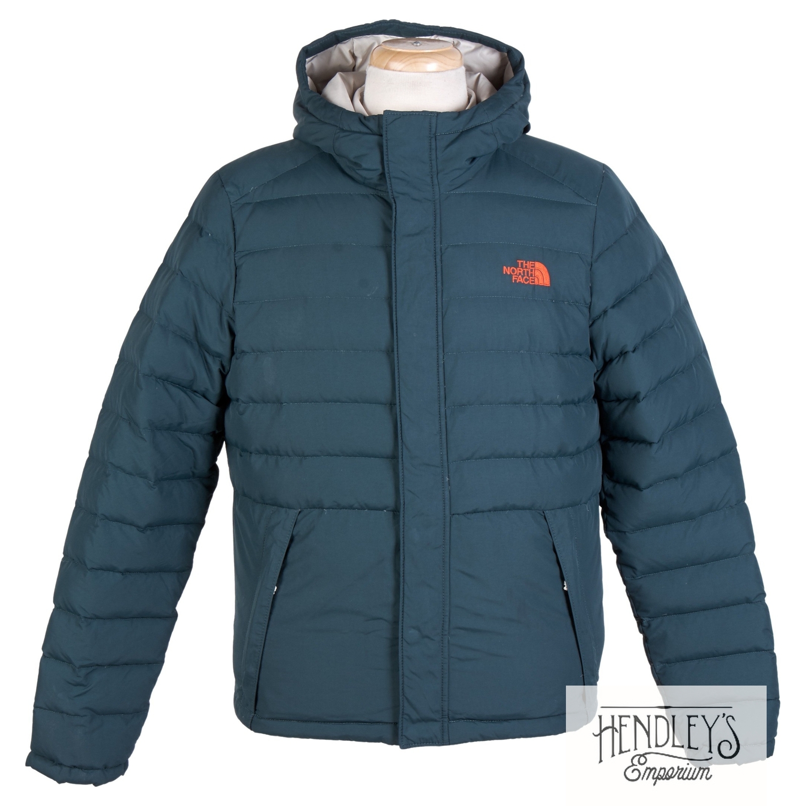 THE NORTH FACE 550-Down Coat S Dark Cerulean Blue Insulated Hooded 'Beacon' 2018