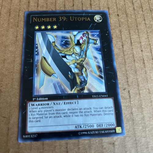 ユニバーサル・タオ I 1996 Yugioh Number 39: Utopia Ultra Rare YS11-EN041 1st