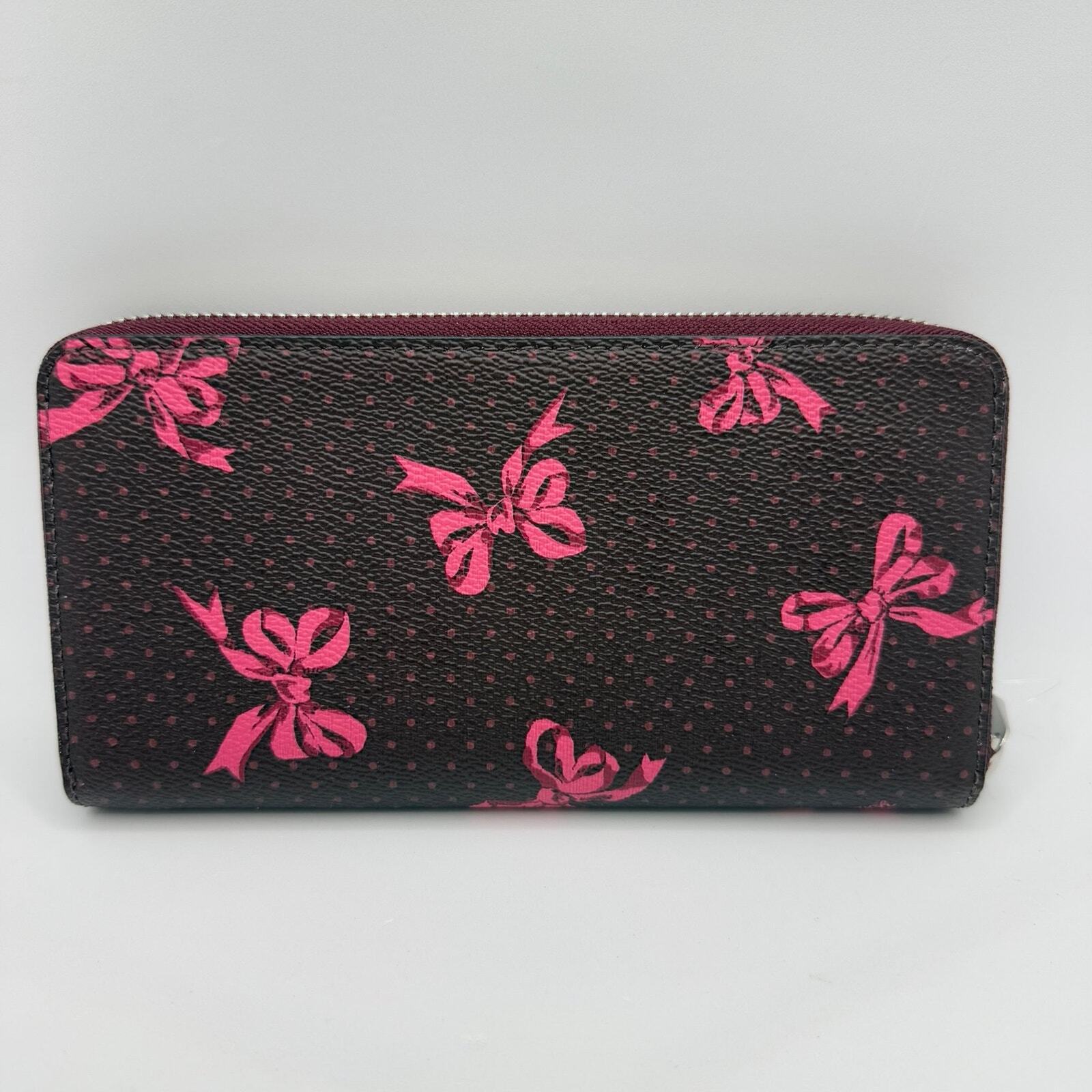 長財布 Coach Long Zip Around Wallet With Bow Print CZ327 Coach Long Zip Around Wallet With Bow Print | Brixton Baker