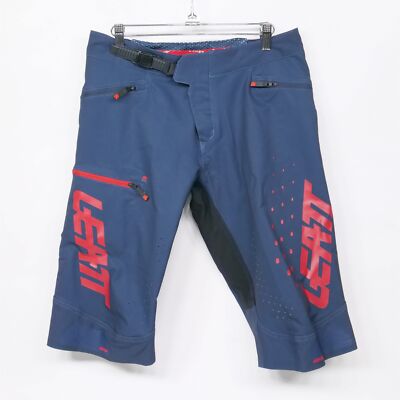 Leatt DBX 4.0 Shorts Men's M Blue Shell Baggy Bottom Bike MTB