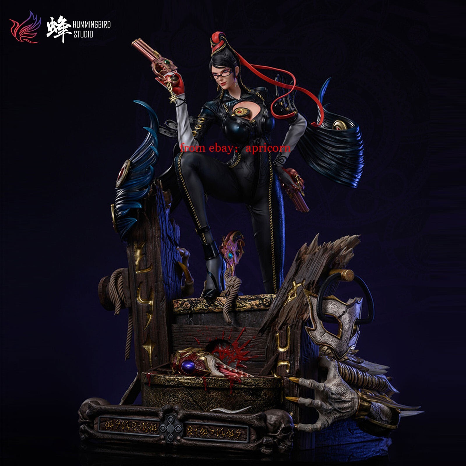 Hummingbird Studio Bayonetta Cereza Resin Statue Cast off 20