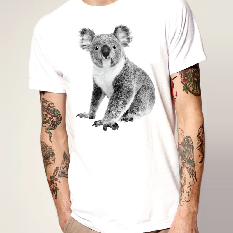 Koala T-Shirt Cute Retro Cool T-Shirts Australia Straya Animal Lovers