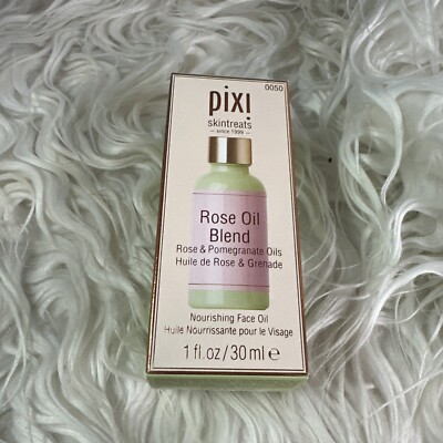 Pixi Skintreats Rose Oil Blend Rose & Pomegranate Facial Oil NEW 30 ml