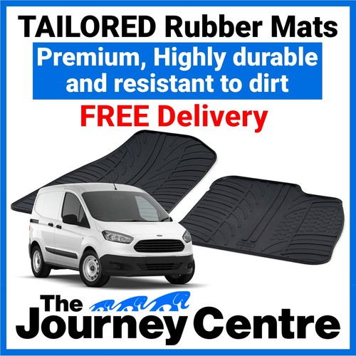 Ford Transit Courier 2013 on Tailored Front Rubber Floor Mats Premium