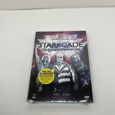 WWE STARRCADE THE ESSENTIAL COLLECTION 1983-2000 DVD 3 DISC SET NWA WCW