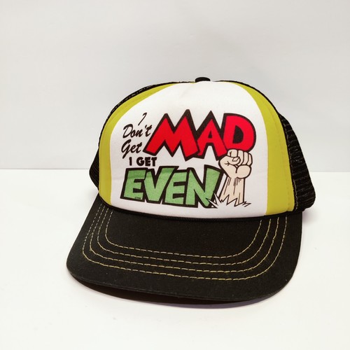 VTG I don't get mad I get even Fist punch fighting Snapback