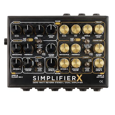 DSM Humboldt Electronics Simplifier X Guitar Preamp Amplifier & Reverb Pedal