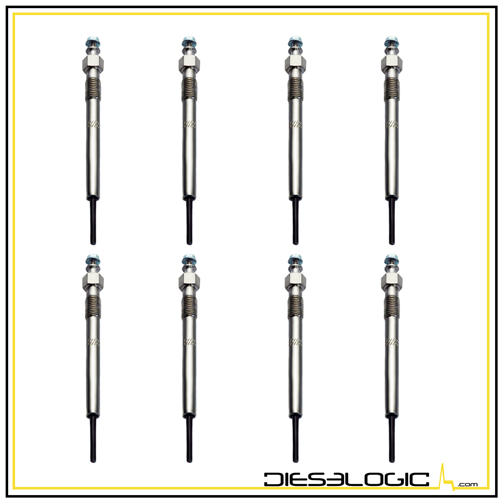 20012005 NEW 6.6L DUAL COIL GLOW PLUG SET OF 8 FOR CHEVY/GMC DURAMAX
