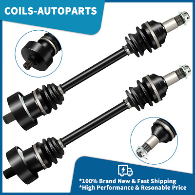 Pair CV Axle Shaft For Arctic Cat 500 2006-2013 4x4 TRV Automat Front Left Right