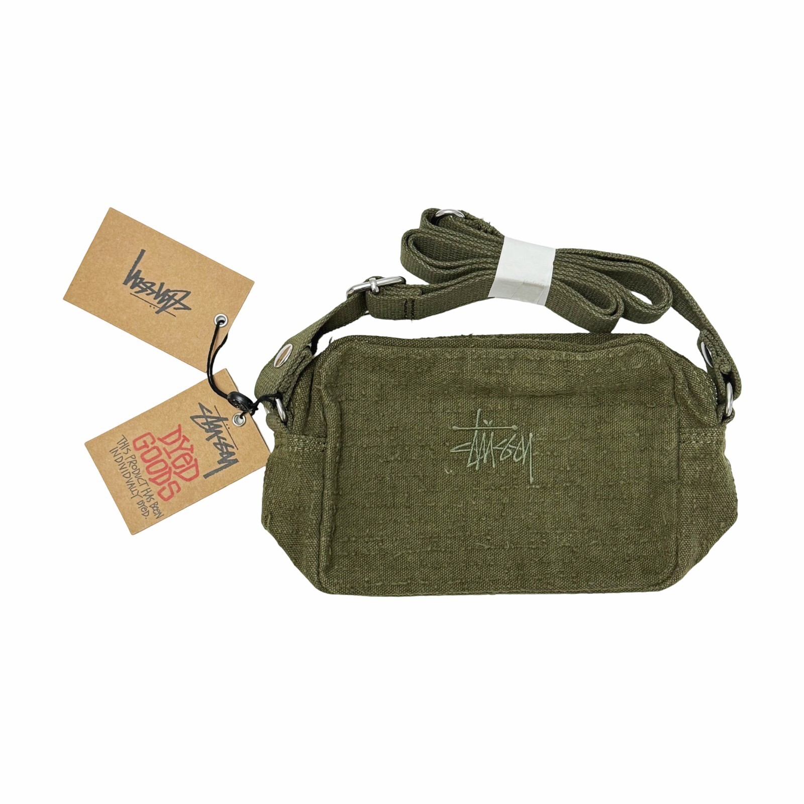 stussy ステューシー　Needle punch Crossbody バッグ Buy Stussy Needle Punch Crossbody Bag 'Olive' - 134270 OLIV