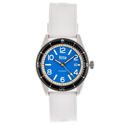 Pre-owned Reign Gage Automatic Watch W/date - Navy/white